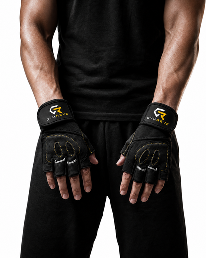 GYMREVE Titan Grip Wrist Wrap Gym Gloves
