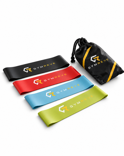 GYMREVE FlexLoop Mini Resistance Band Set (4 Levels)