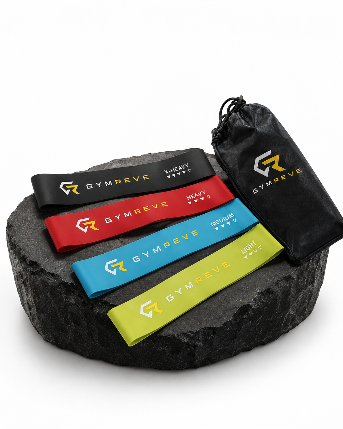 GYMREVE FlexLoop Mini Resistance Band Set (4 Levels)