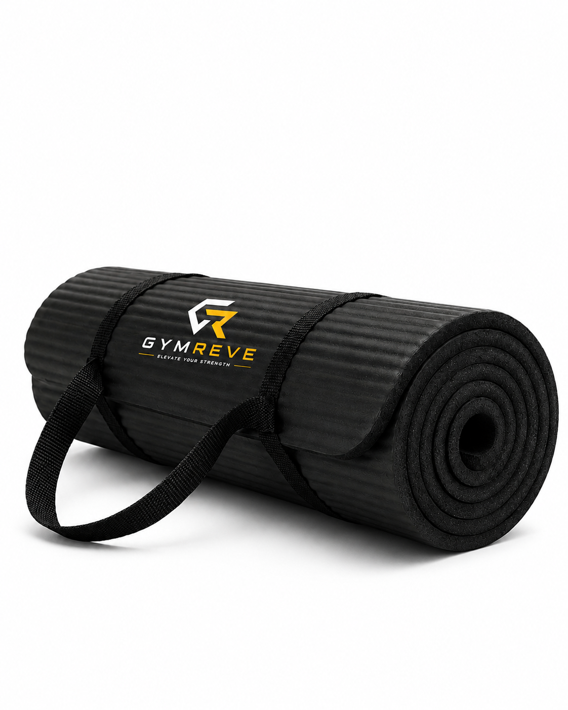 GYMREVE Classic Performance Yoga Mat with Carry Strap | Non-Slip Exercise Mat