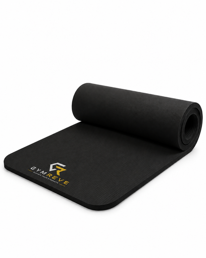 GYMREVE Classic Performance Yoga Mat with Carry Strap | Non-Slip Exercise Mat